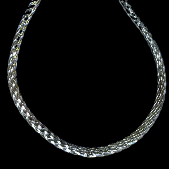 Sterling Silver Braided Chain - Picture 5 of 5
